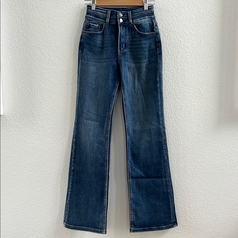 KanCan Onyx Ultra High Rise Wide Flare Jeans NWT